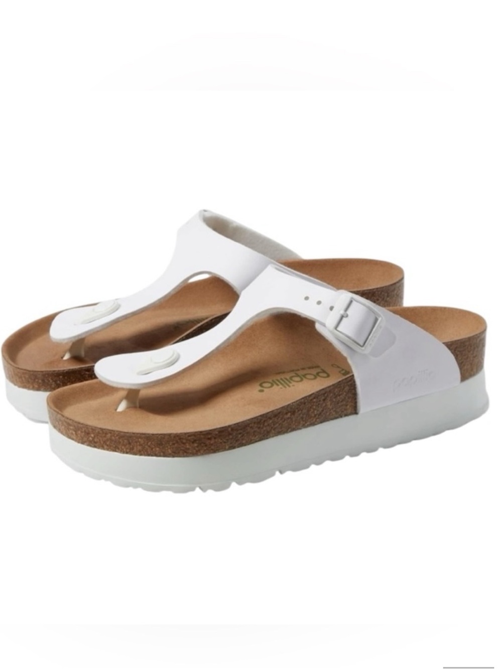 Birkenstock Gizeh Papillio Sandals White Slide Flip Flop Shoe All Day Comfort